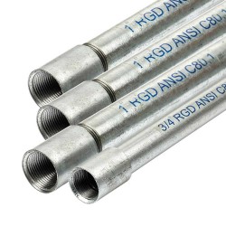 RSC Dişli Galvanizli Çelik Boru / Sıcak Daldırma Galvaniz Kaplamalı